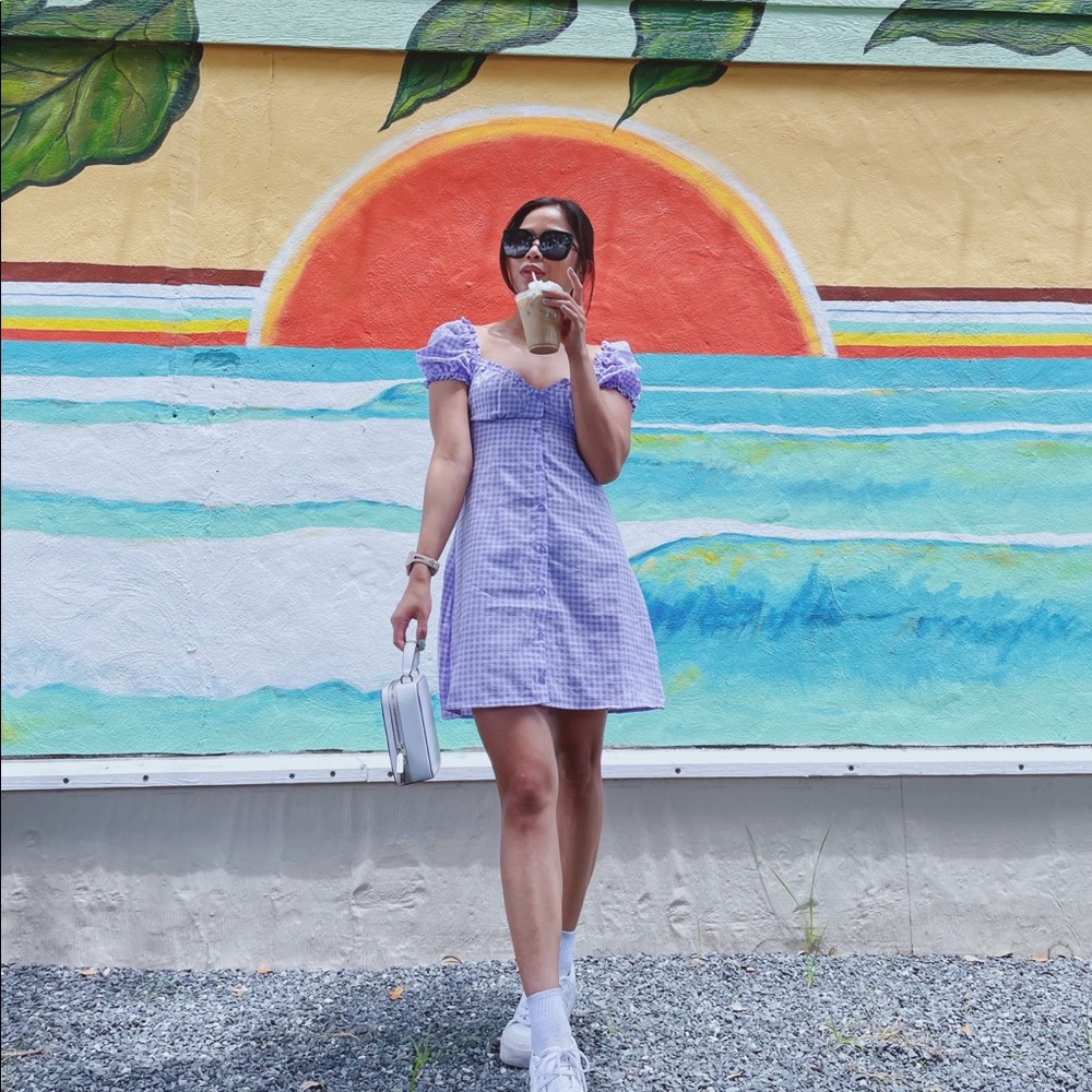 Gingam summer dress